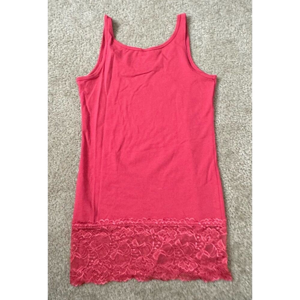 Laura Torelli Collection Longshirt Rose Pink Lace Women’s Size Small